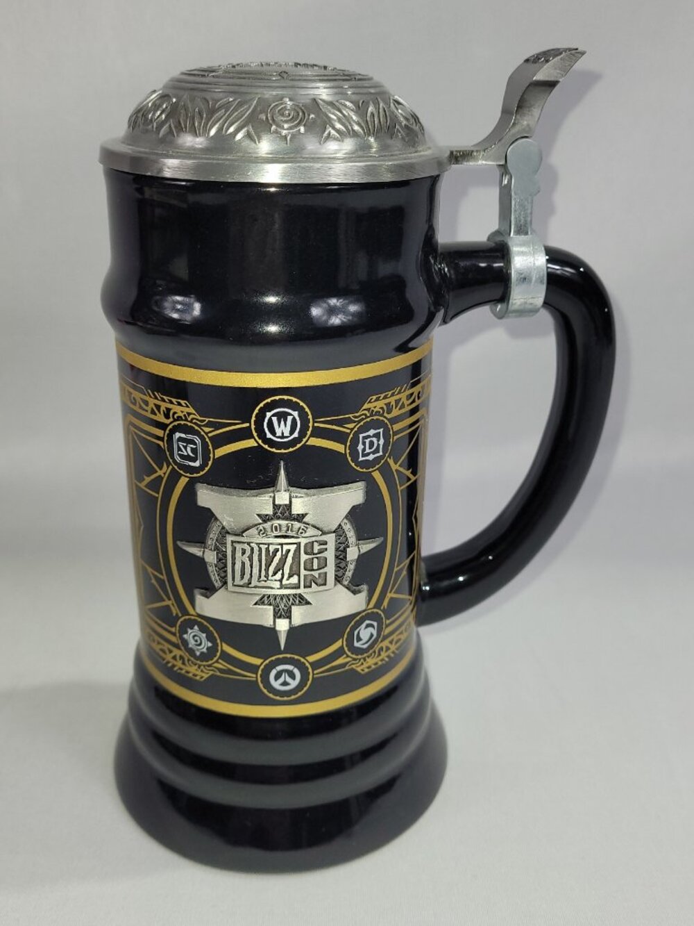Blizzard Con 2016 Ceramic 10th Anniversary Video Game Beer Stein